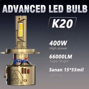 IKAS Usine En Gros Led Phare 200W 400W 66000LM H7 H11 9005 9006 Led Phares Ampoules 3 <span class=keywords><strong>Rouge</strong></span> Cuivre Led Phares - Product Image 4