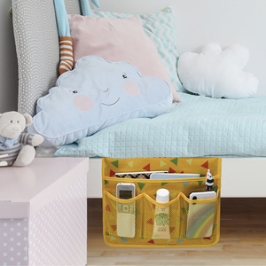 Sac de rangement mignon pour la maison, multifonctionnel, rectangulaire, avec crochets, pour organiser la chambre à coucher et le bureau - Product Image 3
