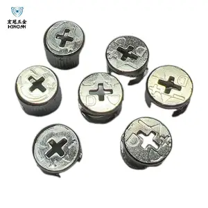 15*12mm Steel Furniture Connecting Cam Fittings 3-in-1 Cam Lock Fasteners Cabinet Drawer Dresser Wardrobe Furniture Panel Conne