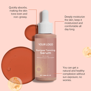 Sérum Bronzant Hydratant à Formule Douce et Longue Durée à Base de Plantes OEM ODM pour les Amateurs de <span class=keywords><strong>Bronzage</strong></span> - Product Image 4