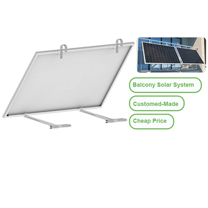 Sistema de Montaje de Paneles Solares Fotovoltaicos para Balcón de Apartamento, Sistema de Montaje de Paneles Solares en Pared para Balcón - Product Image 1