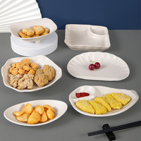 Vaisselle créative BST pour bars et KTV, plateaux à apéritifs, assiettes à collation en mélamine, petits plats froids pour frites, durables et de qualité alimentaire