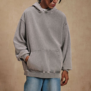 เสื้อฮู้ดหนาสำหรับผู้ชายเสื้อฮู้ดลำลองแบบกำหนดเองเสื้อผ้าแนวสตรีทเสื้อมีฮู้ดผ้าคอตตอน2025 - Product Image 1