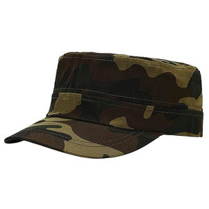 Factory Wholesale New Design Sporty Camo Baseball Hat Unisex Cotton Common 6-Panel Puff Printing Cadet <strong>Cap</strong> with Logo - Product Image 6