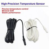 Kabel Sensor Suhu Tahan Air NTC 10K 4M 10M Probe Kawat Sensor Suhu untuk Kulkas dan Cold Storage