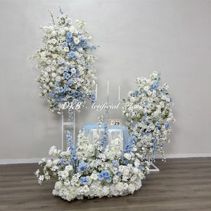 Arreglo floral de lujo para bodas, fondo de flores artificiales con tacto real, decoración para eventos y fiestas. - Product Image 3