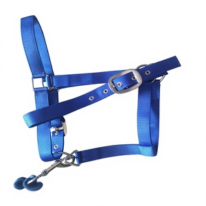 Licol pour cheval à bas prix avec longe assortie et mousqueton à boutonnière, disponible chez le fabricant d'équipement équestre en Inde, boutique en ligne de matériel équestre Kanpur - Product Image 3