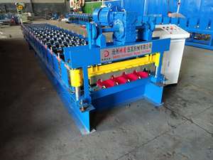 เปรูป๊อปผู้ขายที่ดีที่สุดเหล็กชุบสังกะสีสี่เหลี่ยมคางหมู Tr4 โลหะสีเหล็กแผ่นหลังคาเครื่องขึ้นรูปม้วนเย็น <span class=keywords><strong>DX</strong></span> - Product Image 4