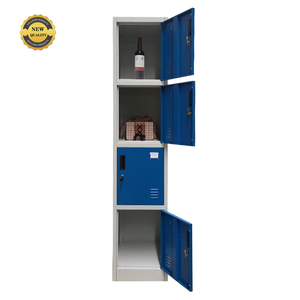 Phòng Tập Thể Dục Quần Áo 4 Cửa Tủ Khóa Giá Tốt Nhất Sử Dụng Trường Sinh Viên Tủ Khóa Nhân Viên Tủ Khóa Cho Bán - Product Image 2