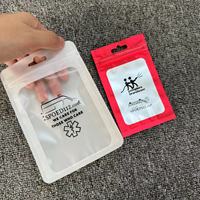 Bolsa de Plástico con Cierre Hermético Reutilizable Personalizada al por Mayor, Bolsa de Embalaje para Joyería, para Collares