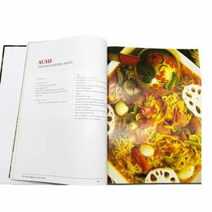 สมุดปกแข็งแบบเต็มรูปแบบสีคุณภาพสูงสมุดแคตตาล็อกตำราอาหารการพิมพ์แบบกำหนดเองการพิมพ์หนังสือราคาถูก - Product Image 6