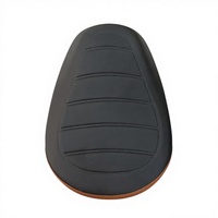 Selle large pour vélo électrique avec suspension à ressorts, en cuir PVC imperméable, coussin confortable pour vélo électrique, décor riveté, 30x21cm