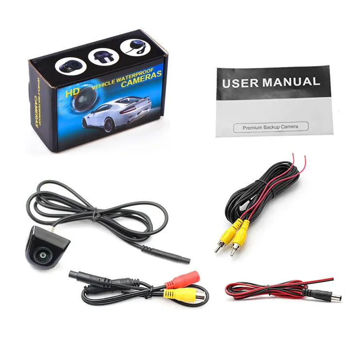 RC-401 Universal Car Rear View camera Parking Assistance Camera IP68 HD Color Night Version auto Reverse Camera for cars