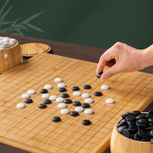 Tablero <span class=keywords><strong>de</strong></span> Go <span class=keywords><strong>de</strong></span> Madera Premium, Juego <span class=keywords><strong>de</strong></span> Go Chino con Piedras <span class=keywords><strong>de</strong></span> Cerámica, <span class=keywords><strong>Mesa</strong></span> <span class=keywords><strong>de</strong></span> Juego Weiqi - Product Image 3