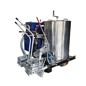 เครื่องทำเส้นจราจรแบบพ่นเทอร์โมพลาสติกชนิดล้อโค้ง แบบเข็นด้วยมือหรือแบบขับเคลื่อนด้วยตัวเอง - Product Image 2