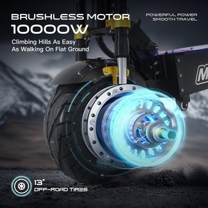 Nouvelle version européenne, trottinette tout-terrain M8 à vitesse rapide, 110 km/h, autonomie de 150 km, trottinette auto-équilibrante puissante pour adultes - Product Image 6