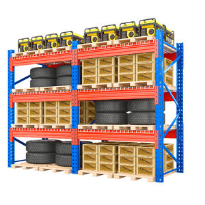 Warehouse Pallet Rack Adjustable Selective Steel Storage System Factory Price - Product Image 1