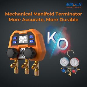 पोर्टेबल मिनी रेफ्रिजरेटर डिजिटल कई गुना गेज प्रशीतन गैस डिजिटल दबाव गेज - Product Image 4