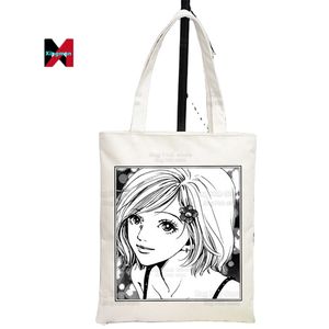 Nana Osaki Anime Women Package Canvas Bag <span class=keywords><strong>Manga</strong></span> Komatsu Nana Handbags Shoulder Bags Casual Black Stones Shopping Girls Handbag - Product Image 2