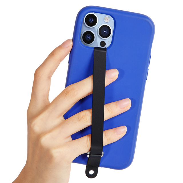 Original 2 in 1 Universal Phone Lanyard Patch Pad Tab Silicone Wrist Hand Band Mobile Phone Finger Grip Strap Holder