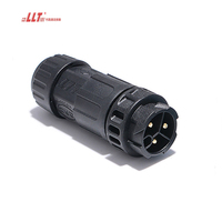Connecteur électrique LLT Push Lock 3pin Llt Ip68 Waterproof M19 Electric Wire 3 4 5 6 7 8 9 10 12 14 18 Pin Connector