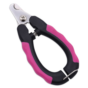 <b>Pet</b> Nail <b>Clippers</b> Stainless Steel Pink Black And White <b>For</b> Dogs Cats Small Large Breeds Convenient Grooming Tool - Product Image 5