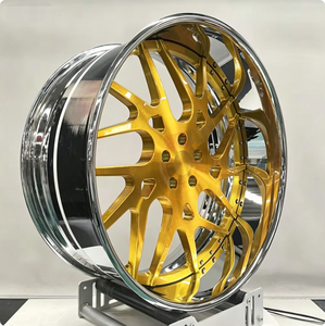 Cerchi in Lega di Alluminio Forgiato Rucci da 24, 26, 28 Pollici 5x114.3 ET20/25mm Nuovi Tre Pezzi Concavi American Force - Product Image 1