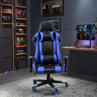 Chaise de jeu personnalisée OEM directe de l'usine chaise d'ordinateur ergonomique de bureau rotative en cuir confortable à hauteur réglable en gros