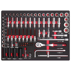 Ensemble d'outils à main CRV de 319 pièces pour la réparation automobile, outils d'atelier automobile personnalisables OEM, outils de garage, rangement GL319, outils de réparation automobile GL319 - Product Image 4