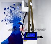 Codemarkpack 3000mm Altura Publicidad 3D Impresora vertical Máquina de impresora de pared para paredes/Acrílico/PVC