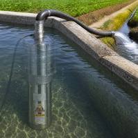 Pompe submersible haute pression 3kW 4HP QD10-60/5G en aluminium, multistade, pour puits profonds, hauteur de refoulement 60m