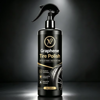 Spray de revêtement de pneus marque privée, brillance noire intense, anti-âge, pour lustrage de pneus de voiture, pour le detailing automobile, approvisionnement en gros