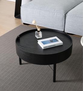 Tavolino da Caffè Nordico Minimalista Moderno Multifunzionale con Combinazione Girevole e Spazio di Archiviazione, Durevole ed Ecologico in <span class=keywords><strong>Legno</strong></span> <span class=keywords><strong>Massello</strong></span> per <span class=keywords><strong>Soggiorno</strong></span> - Product Image 1