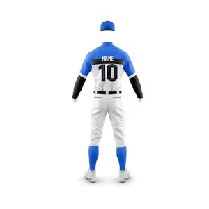 Uniforme de baseball à manches courtes à séchage rapide, motif sur le devant - Tenue d'entraînement quotidienne respirante en polyester pour équipe - Product Image 5