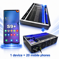 Chassis Otomatisasi Papan Adaptor dengan Kotak Telepon untuk Kontrol Batch Android dan Pasokan Otomatisasi Seluler Lintas Batas