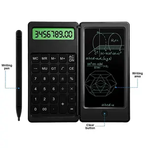 ELICE Nouvelle calculatrice graphique de bloc de dessin numérique électronique à 10 chiffres avec tablette d'écriture Lcd