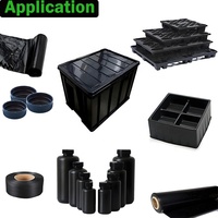 Produits en plastique teignant le masterbatch en plastique noir spécial pour la machine soufflée de film