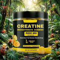 Gummies de créatine monohydrate naturelle testées par des tiers OEM ODM pour adultes 5000mg – Force musculaire et énergie accrues
