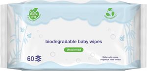 <b>Biodegradable</b> Baby Wet <b>Wipes</b> Gentle Sensitive Skin Hypoallergenic Unscented Soft Thick Disposable Eco Friendly Bulk Wholesale - Product Image 2