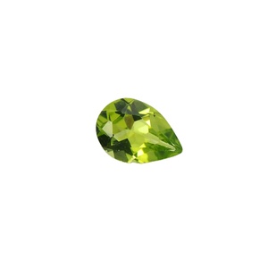 Gema de <span class=keywords><strong>peridoto</strong></span> de pera Natural de alta calidad, 5x7, para joyería de plata y oro - Product Image 4