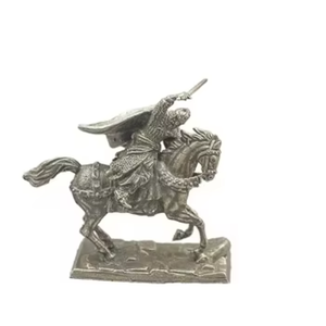 Retrò Cavalleria Spagnola Samurai Rame Ornamenti per il Modello Fatta a Mano Giocattolo da tavolo Chessmen in Metallo Artigianato - Product Image 2