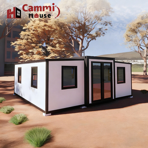 Cammi บ้าน40ft ภาชนะแบบแยกส่วน, บ้านเหล็ก Casas Prefabricadas บ้านสำเร็จรูปโรงเรียนสวน<span class=keywords><strong>ห้อง</strong></span>พัก - Product Image 1