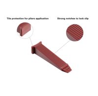 Système de nivellement de carreaux en plastique Nivellement des cales réutilisables 100 pièces par sac avec un matériau ABS plus stable