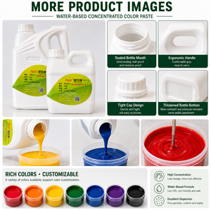 Pasta de Color Concentrada a Base de Agua, Alta Intensidad de Coloración, Pasta de Pigmento para Recubrimientos de Pintura - Product Image 6