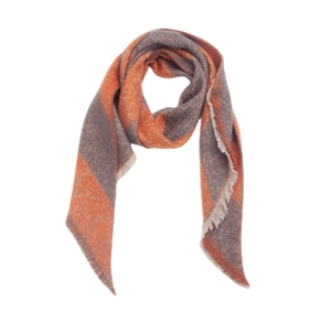 Châle de style nouveau avec motif diamant et écharpe biseautée - Product Image 3