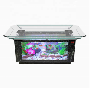 <span class=keywords><strong>Table</strong></span> <span class=keywords><strong>d</strong></span>'<span class=keywords><strong>aquarium</strong></span> de ménage minimaliste <span class=keywords><strong>Table</strong></span> <span class=keywords><strong>basse</strong></span> en verre rectangulaire de réservoir de tortue pour le salon pour l'usage de bureau - Product Image 1