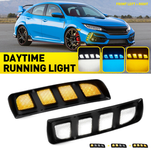 ไฟเดย์ไลท์ LED AUXITO สำหรับ Honda Civic Type R ปี 2017-2021 - Product Image 3