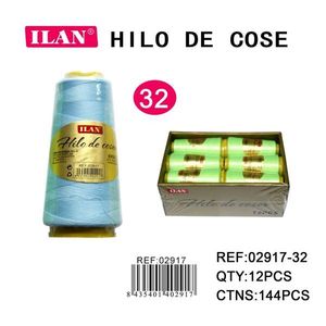 Filo da Cucito Ilan 32 Colori Azzurro Chiaro Confezione da 12 Pezzi - Product Image 3
