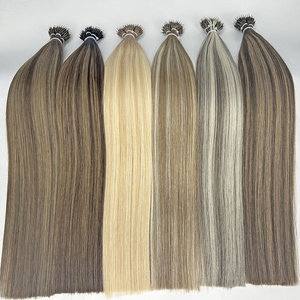 Prix de gros d'usine, extensions de cheveux humains vierges russes réelles, qualité supérieure, lisses et soyeuses, micro-anneaux nano, toutes les couleurs - Product Image 2