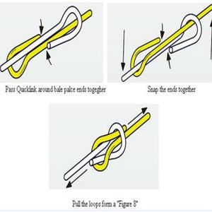 Alambre de Amarre de 5.5m de Longitud, Galvanizado por Inmersión en Caliente, con Eslabón Rápido para Atar Tuberías - Product Image 6